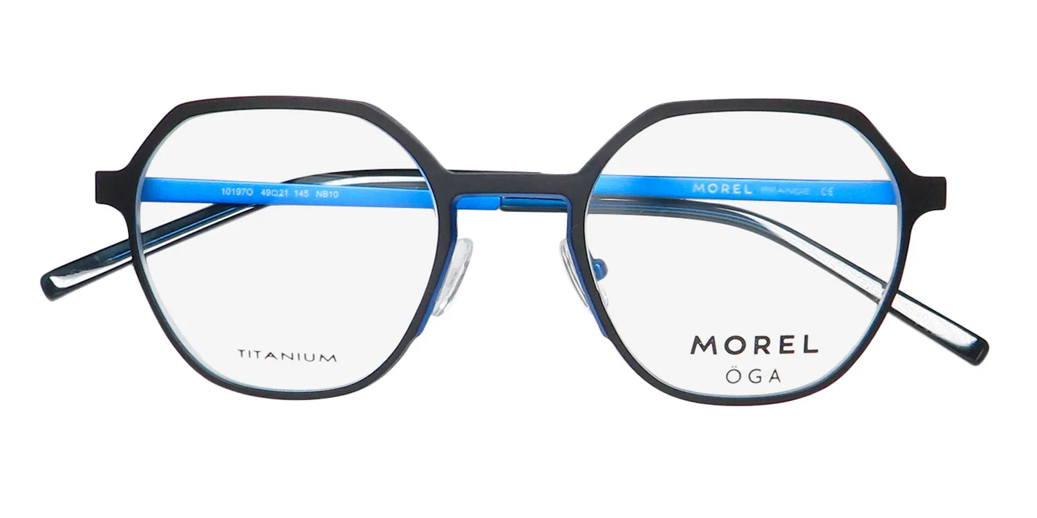 Morel Oga 10197o nb10 Eyeglasses Black 49mm 2