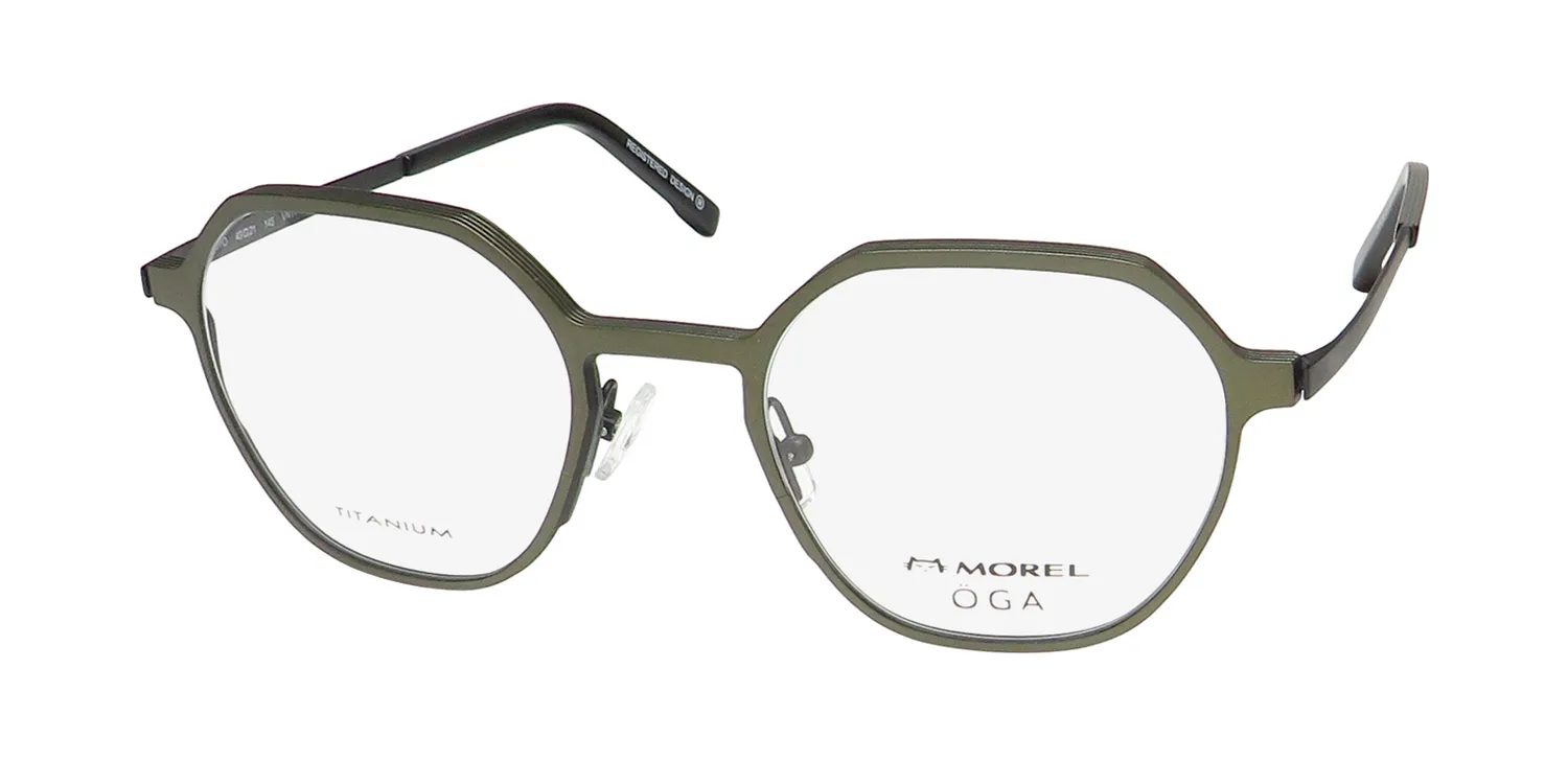 Morel Oga 10197o vn11 Eyeglasses Green 49mm