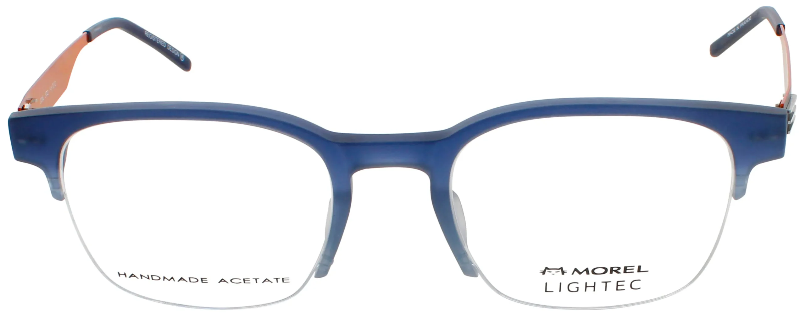 Lightec OMICRON 59 BO02 Eyeglasses Blue 51mm Men 2