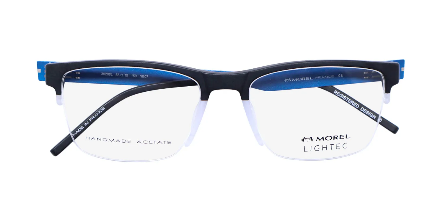 Morel Lightec 30288l nb07 Eyeglasses Black 55mm 2