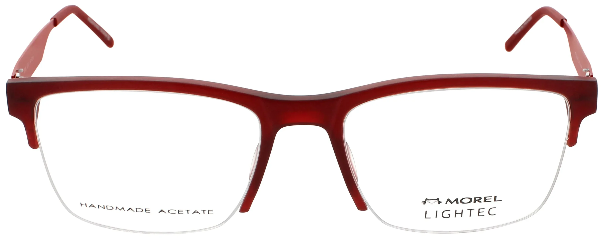 Lightec OMICRON 59 RG09 Eyeglasses Dark Red 55mm Men 2