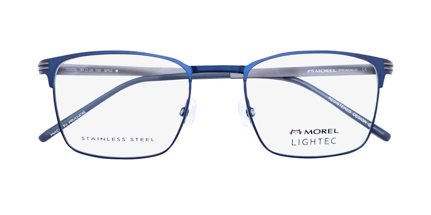 Morel Lightec 30303l sp03 Eyeglasses Blue 54mm 2