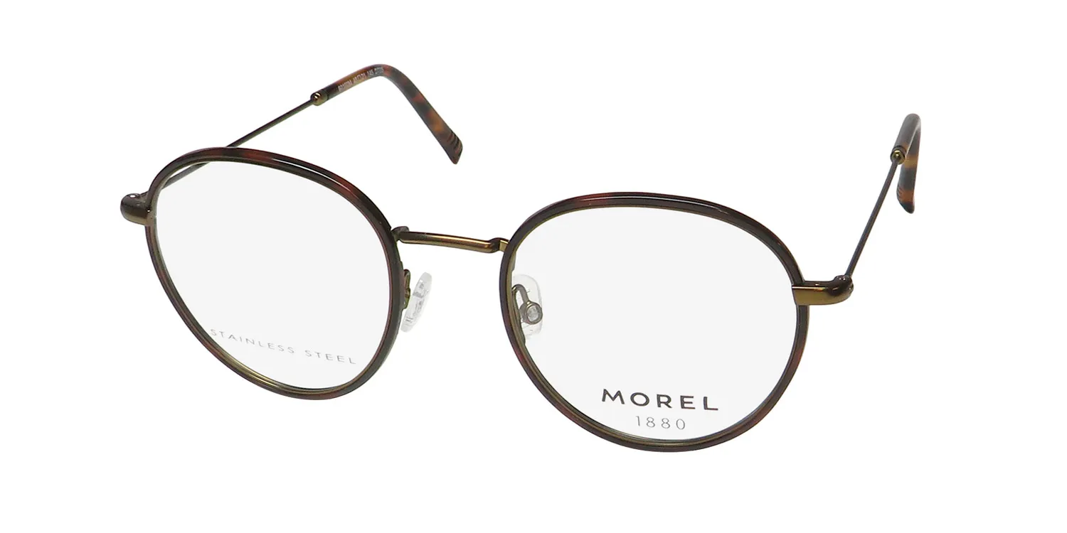 Morel 1880 60160m dt05 Eyeglasses Brown Tortoise 48mm
