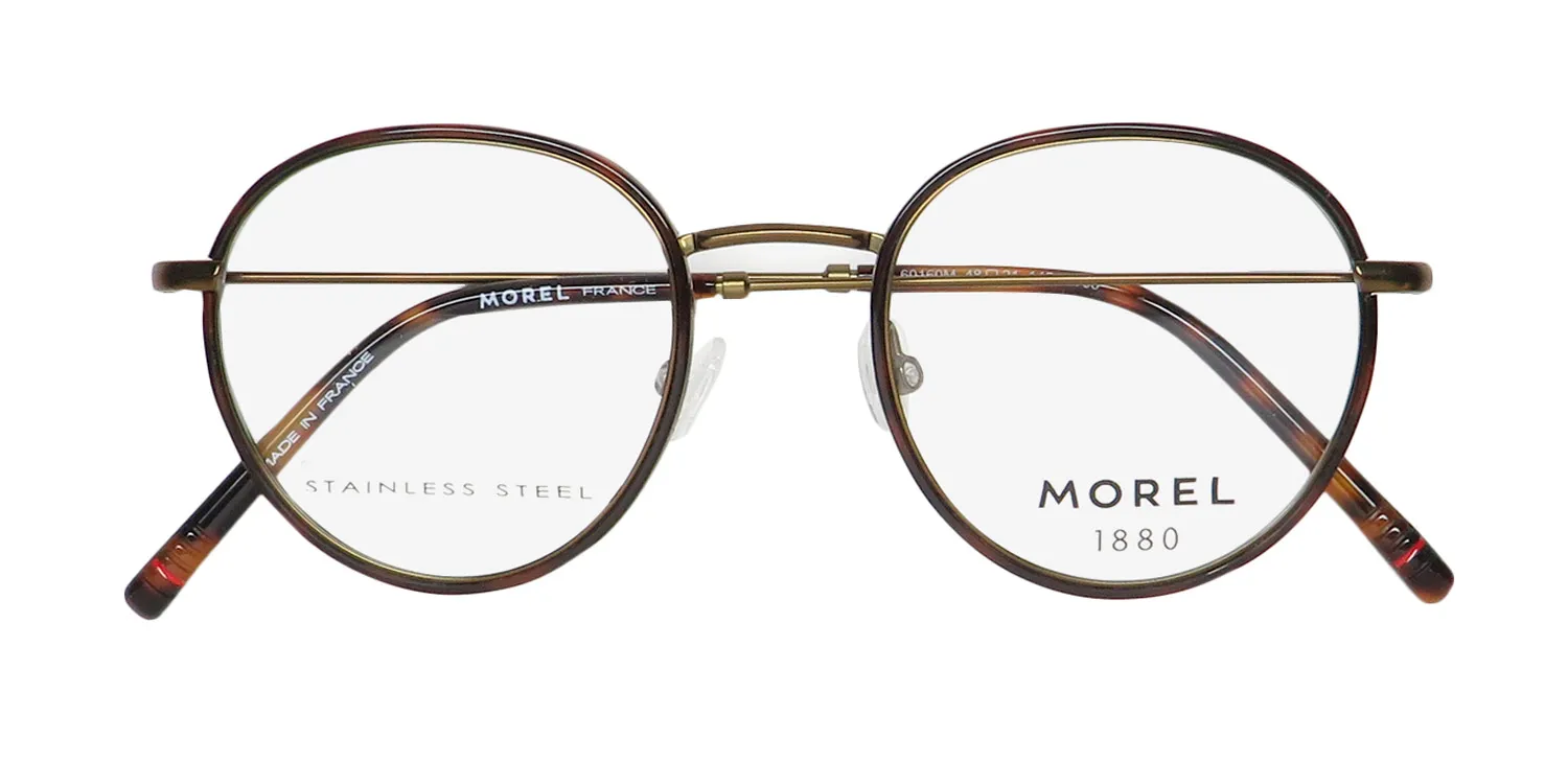 Morel 1880 60160m dt05 Eyeglasses Brown Tortoise 48mm 2