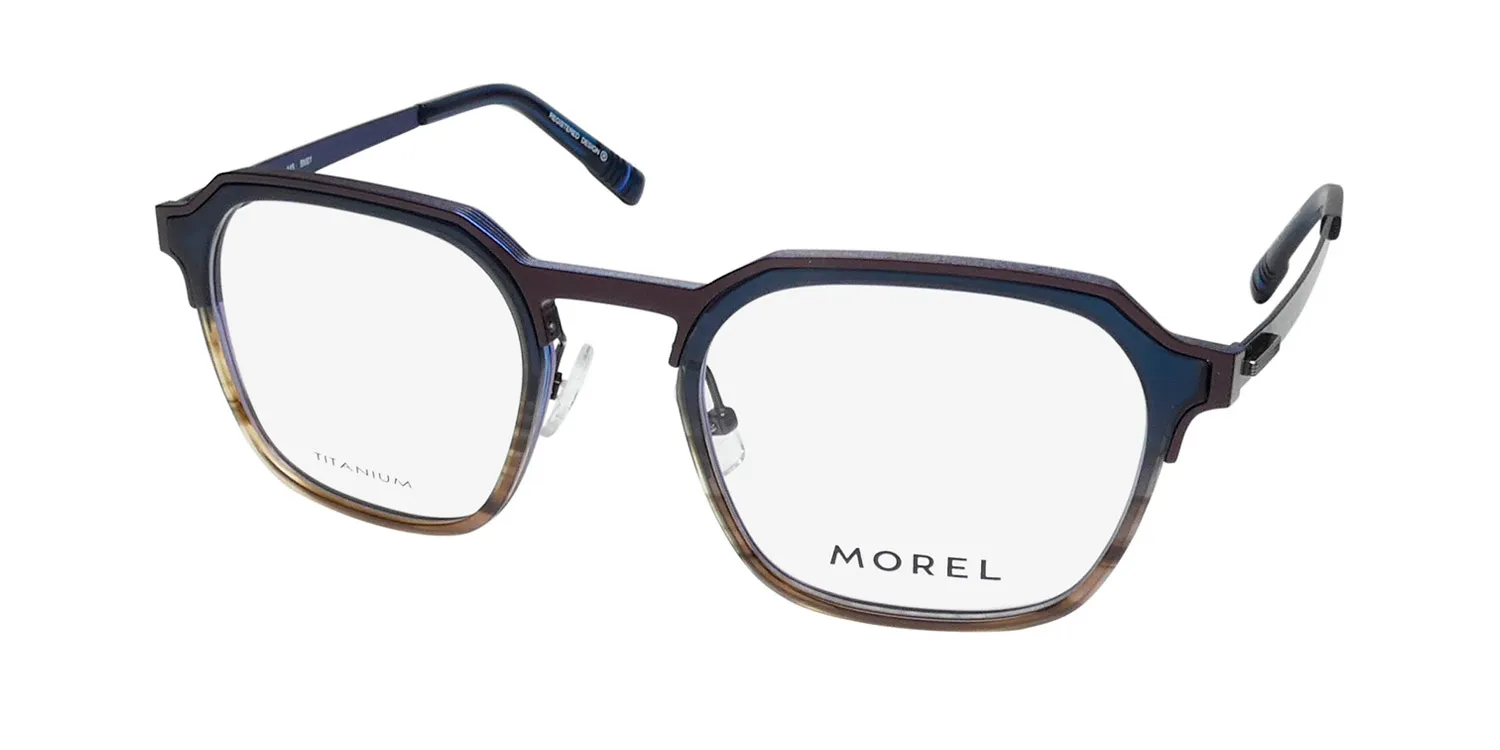 Morel Oga 10198o bm01 Eyeglasses Blue 51mm