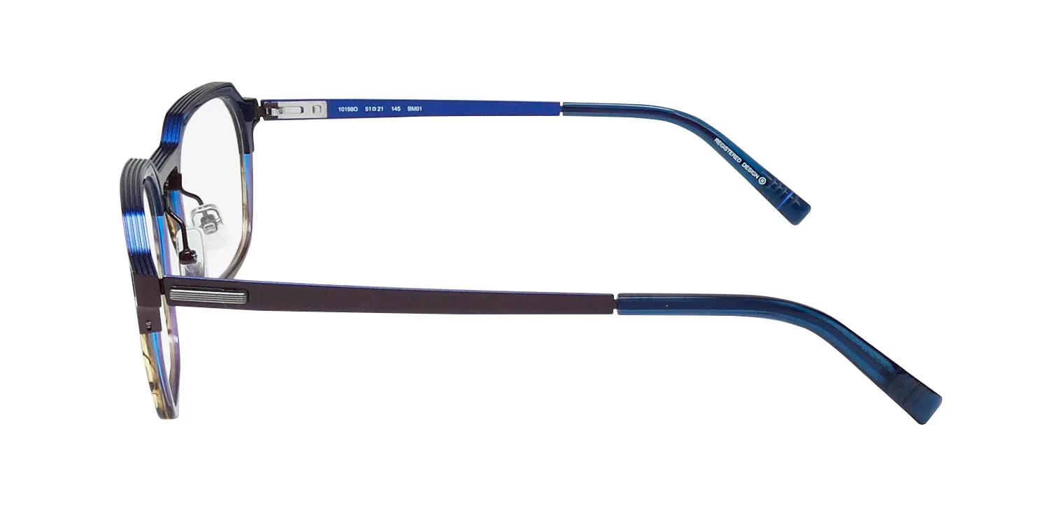 Morel Oga 10198o bm01 Eyeglasses Blue 51mm 4