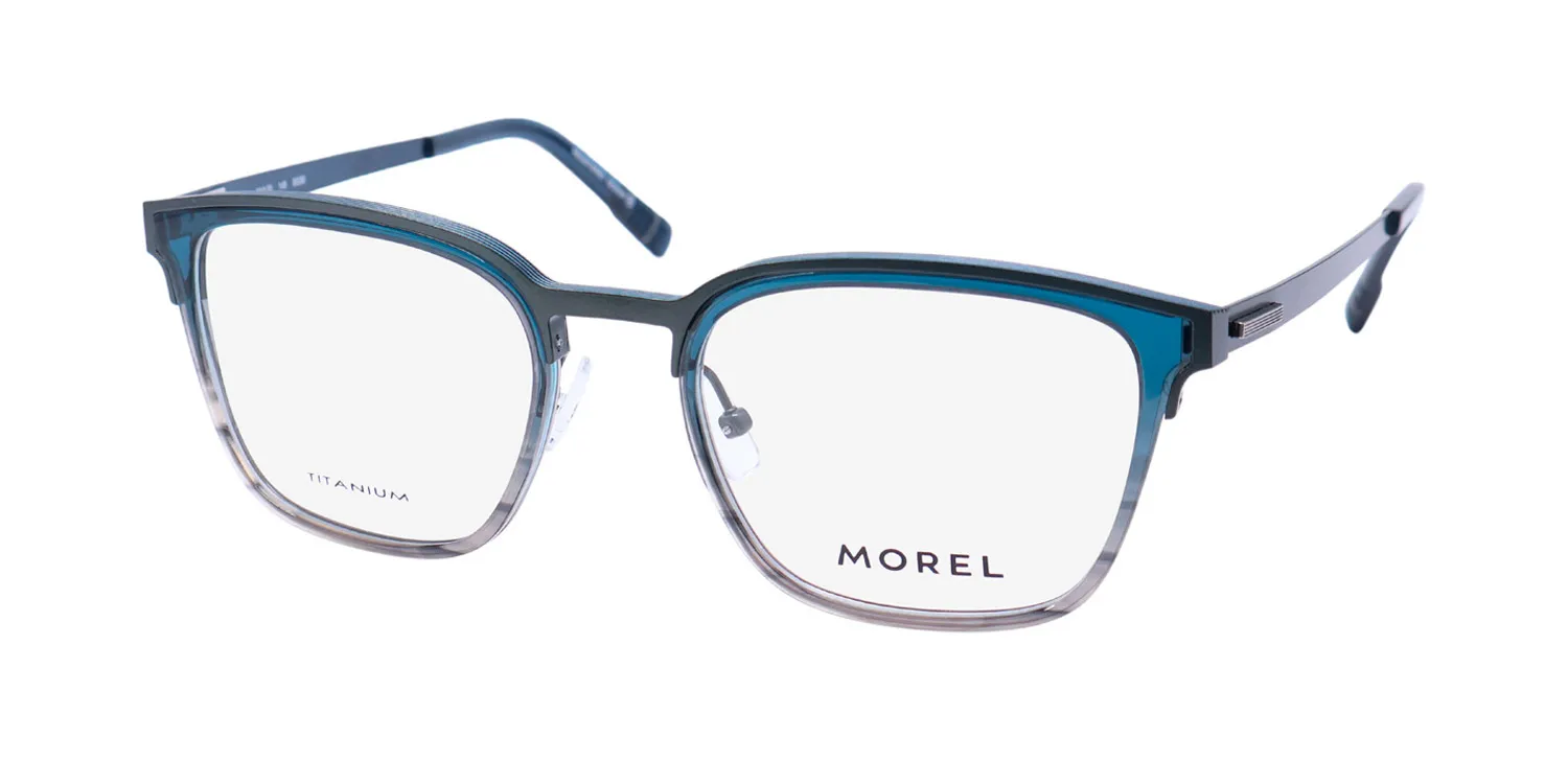 Morel Oga 10199o bg06 Eyeglasses Blue 53mm