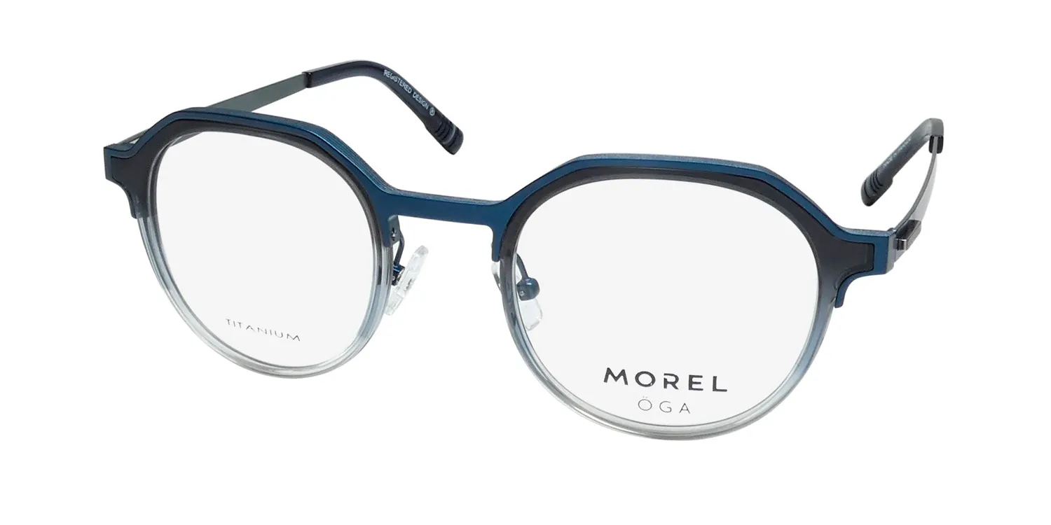 Morel Oga 10200o bg08 Eyeglasses Blue 49mm