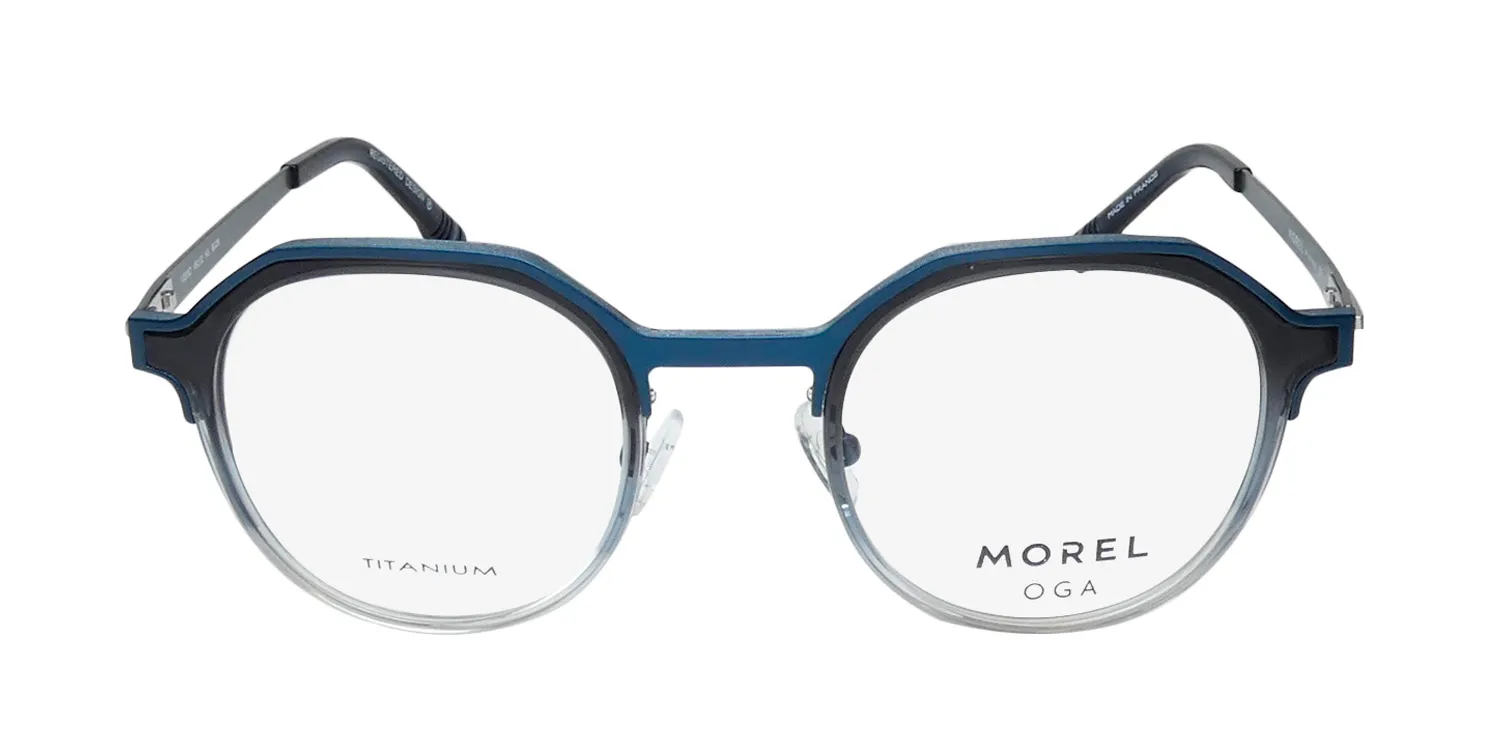 Morel Oga 10200o bg08 Eyeglasses Blue 49mm 3