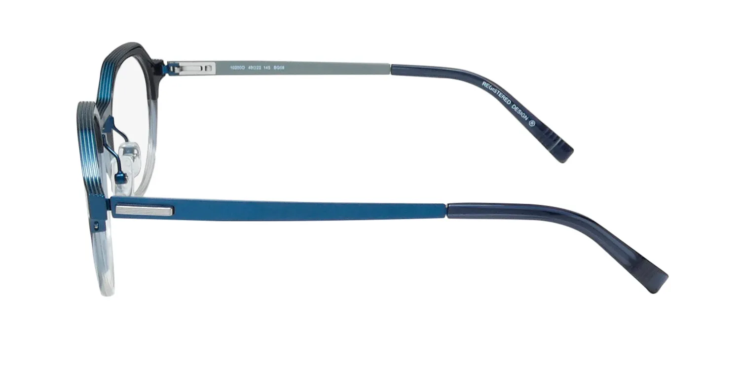 Morel Oga 10200o bg08 Eyeglasses Blue 49mm 4