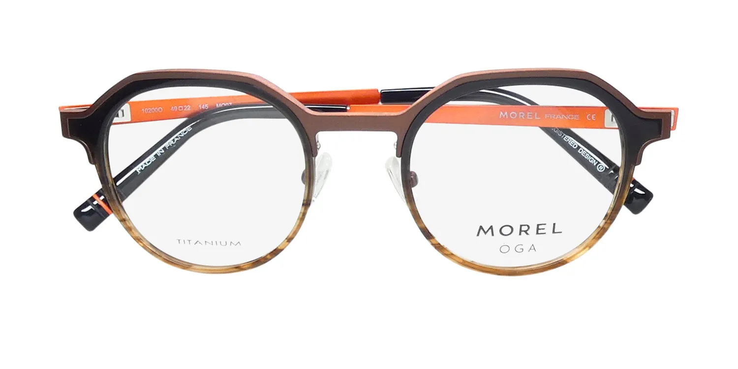 Morel Oga 10200o mo07 Eyeglasses Brown 49mm 2