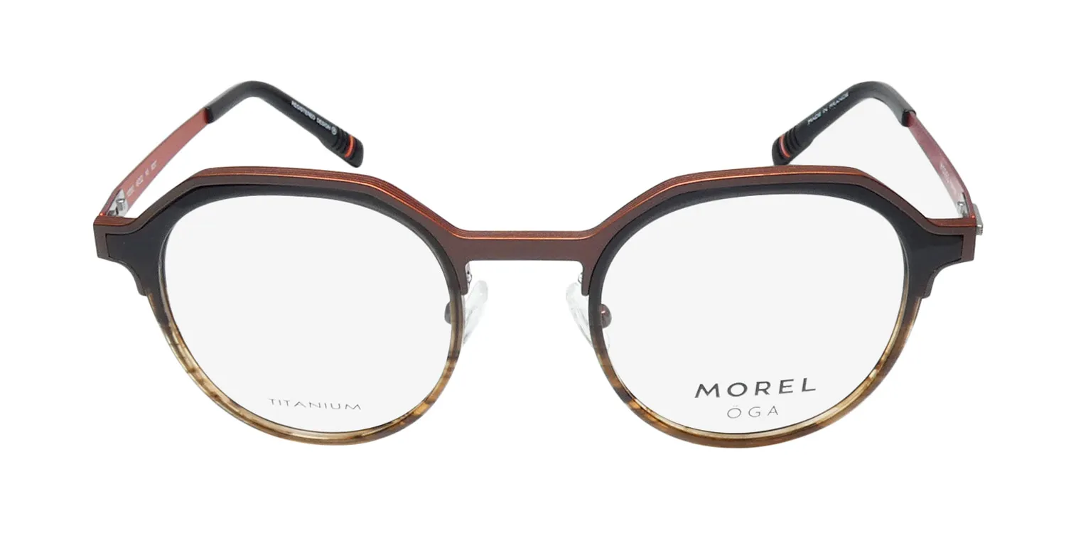 Morel Oga 10200o mo07 Eyeglasses Brown 49mm 3