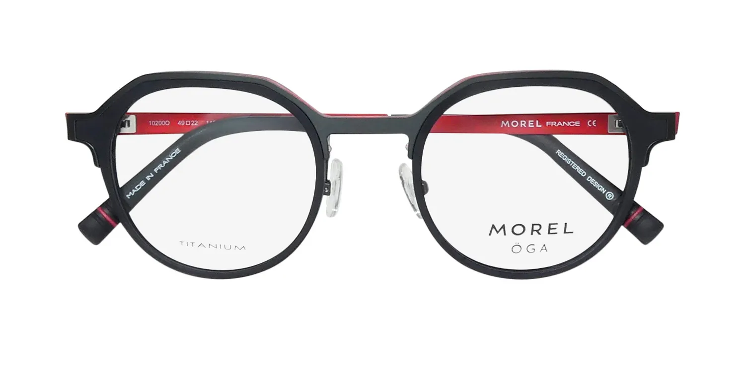 Morel Oga 10200o nr09 Eyeglasses Black 49mm 2