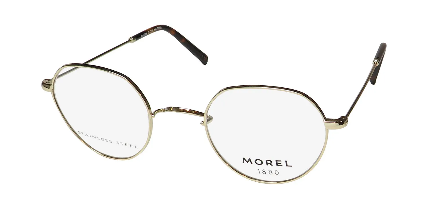 Morel 1880 60155m dd02 Eyeglasses Yellow Gold 47mm