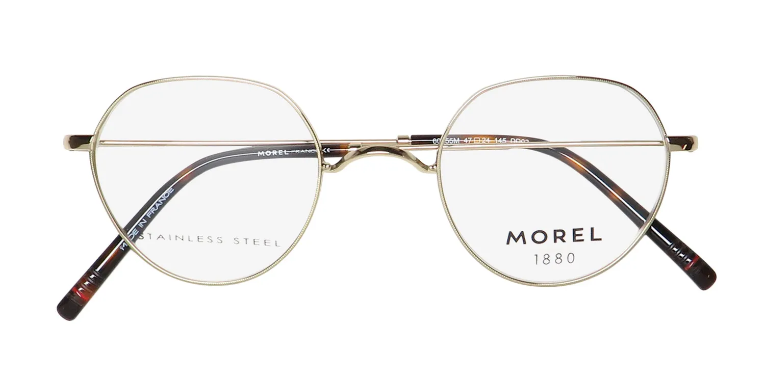 Morel 1880 60155m dd02 Eyeglasses Yellow Gold 47mm 2