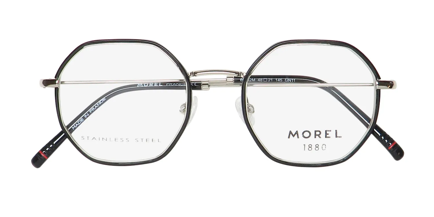 Morel 1880 60162m gn11 Eyeglasses Black 48mm 2