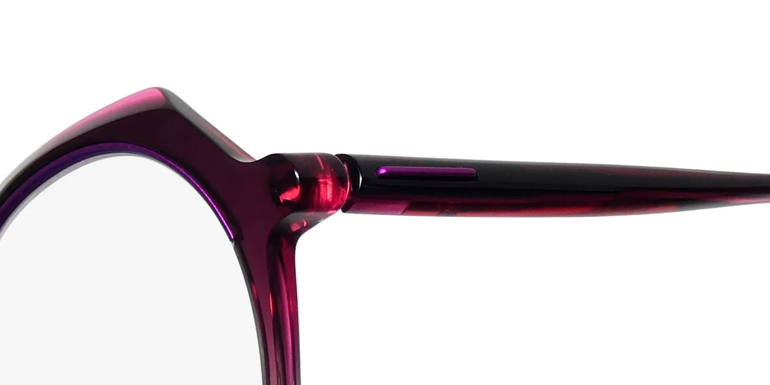 Morel Koali 20136k pp04 Eyeglasses Purple Crystal 48mm 6