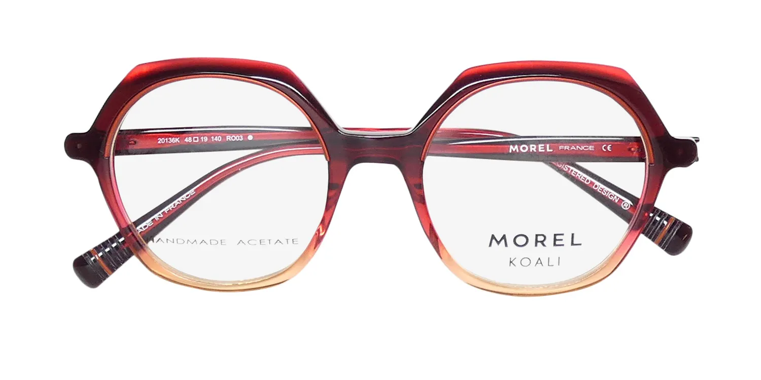 Morel Koali 20136k ro03 Eyeglasses Red Ctrystal 48mm 2