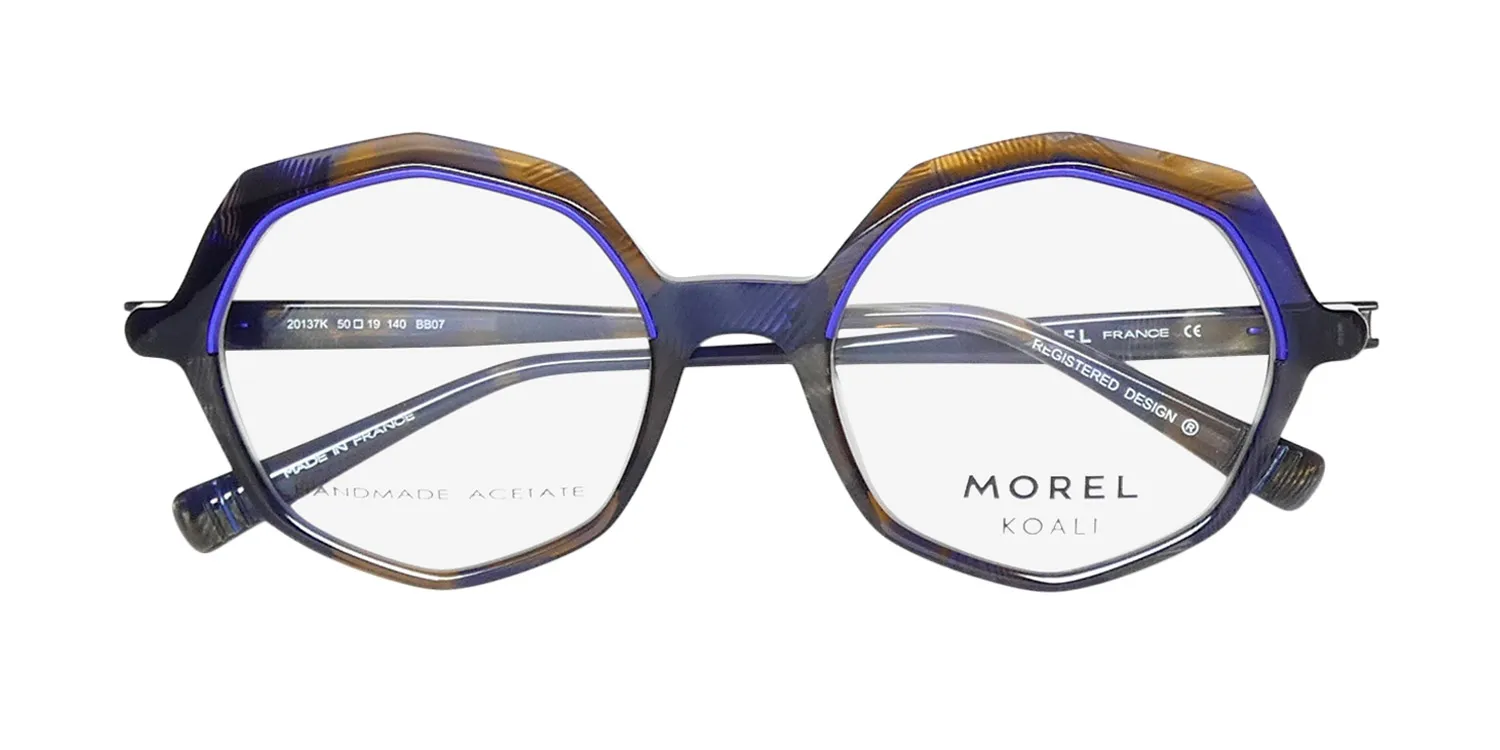Morel Koali 20137k bb07 Eyeglasses Blue Crystal 50mm 2