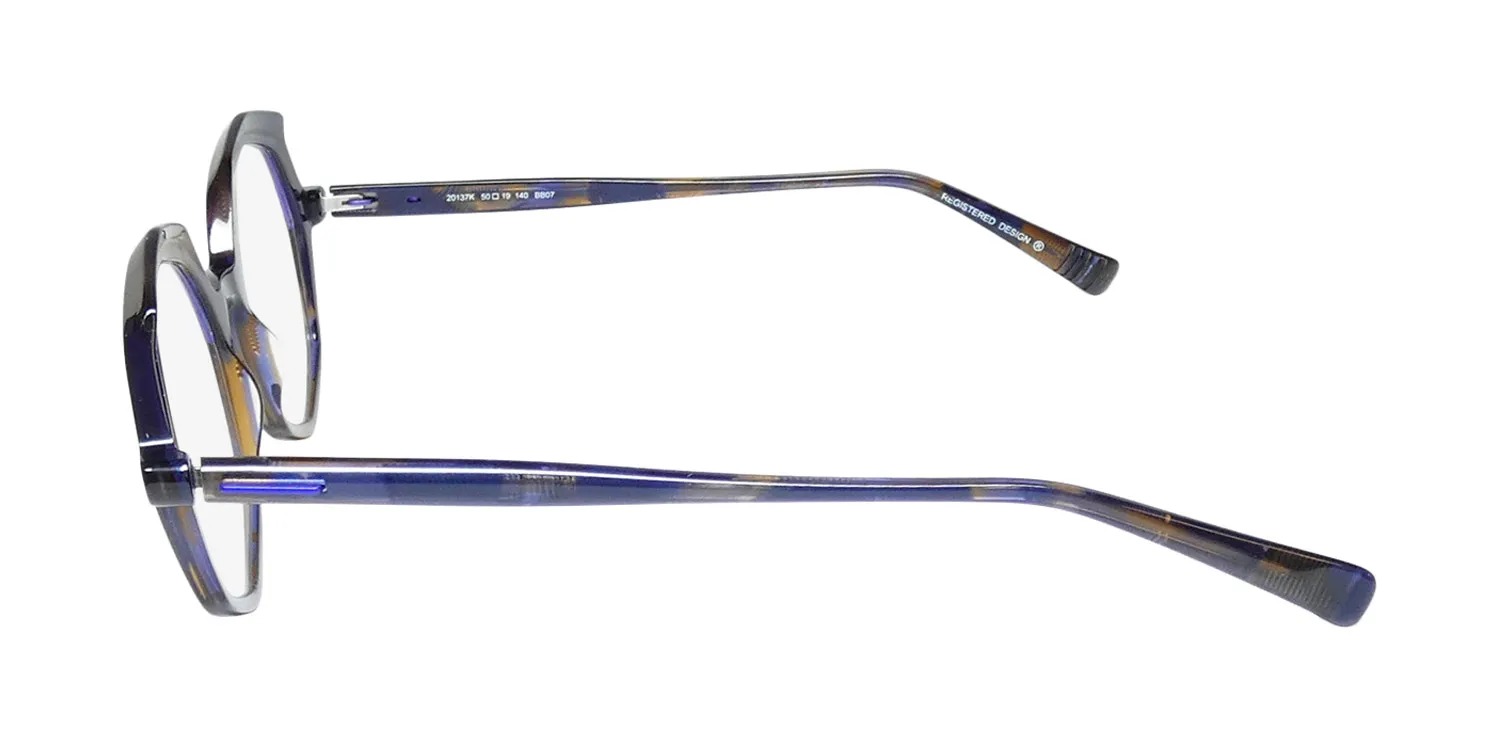 Morel Koali 20137k bb07 Eyeglasses Blue Crystal 50mm 4