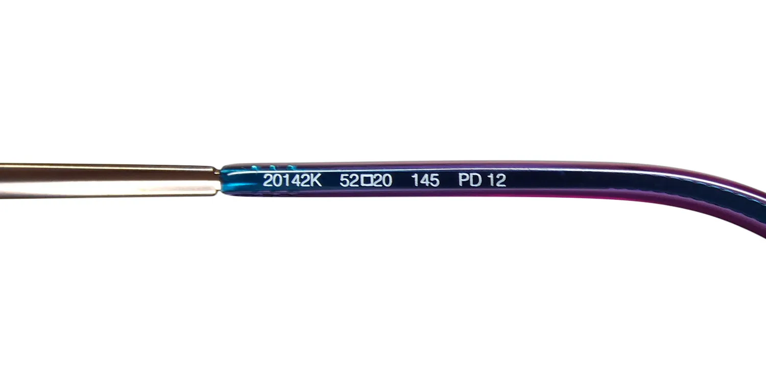 Morel Koali 20142k pd12 Eyeglasses Purple 52mm 7