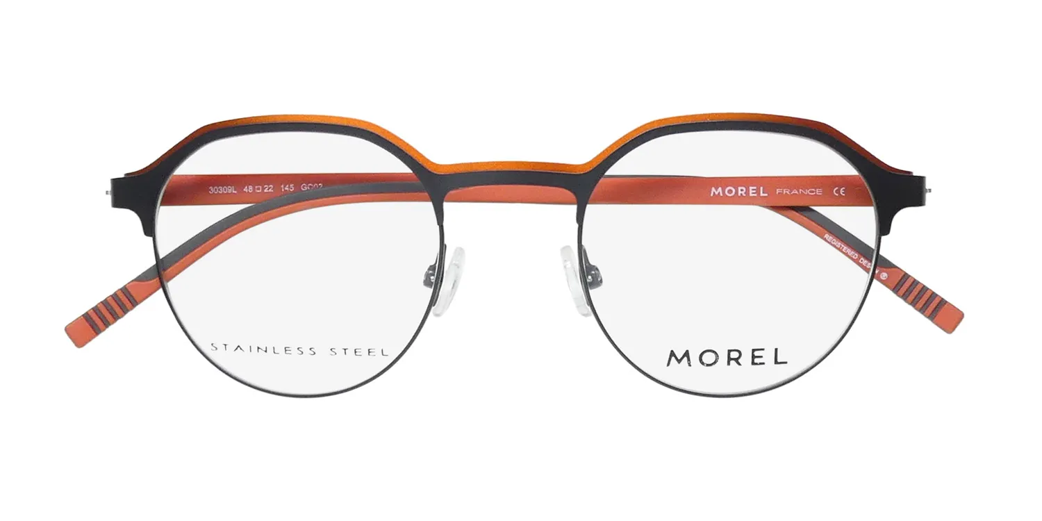 Morel Lightec 30309l go02 Eyeglasses Grey 48mm 2