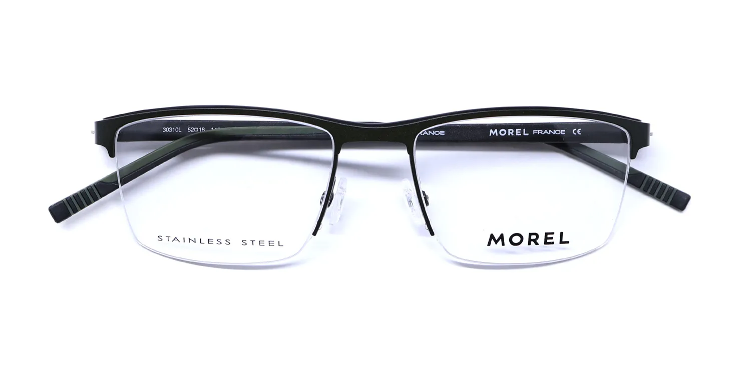 Morel Lightec 30310l vn05 Eyeglasses Green 52mm 2