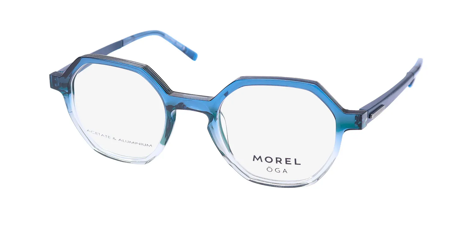 Morel Oga 10206o bb02 Eyeglasses Blue 49mm