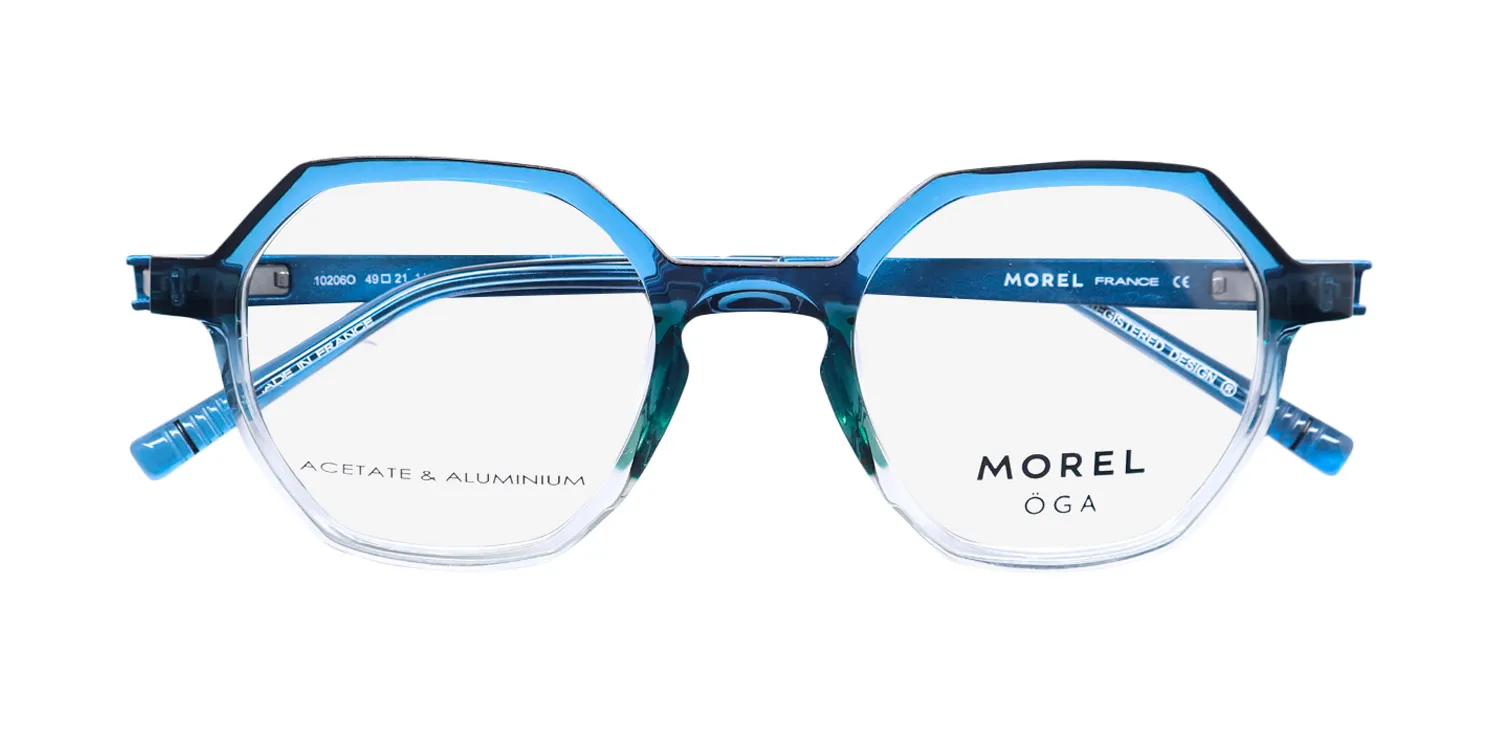 Morel Oga 10206o bb02 Eyeglasses Blue 49mm 2