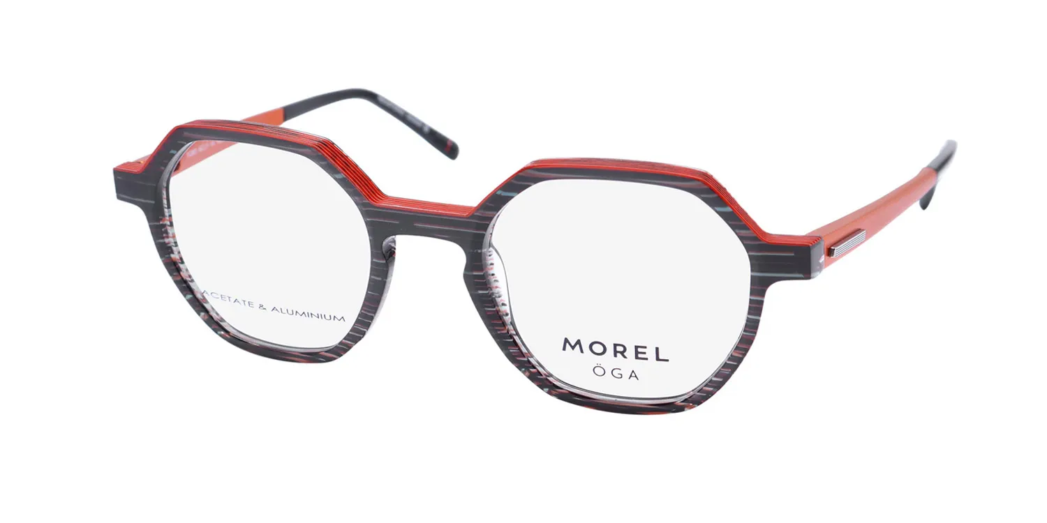 Morel Oga 10206o no01 Eyeglasses Black 49mm