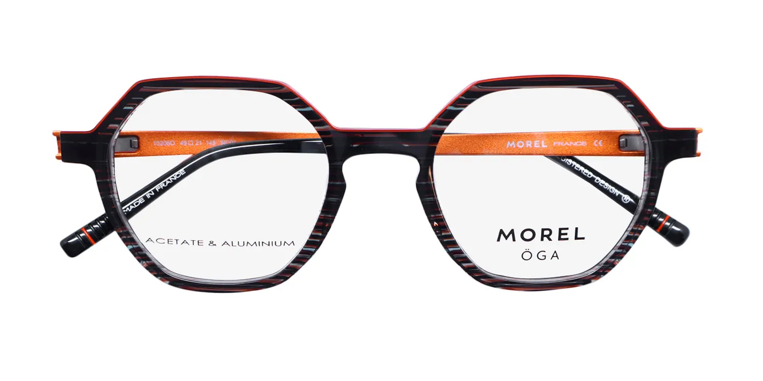 Morel Oga 10206o no01 Eyeglasses Black 49mm 2
