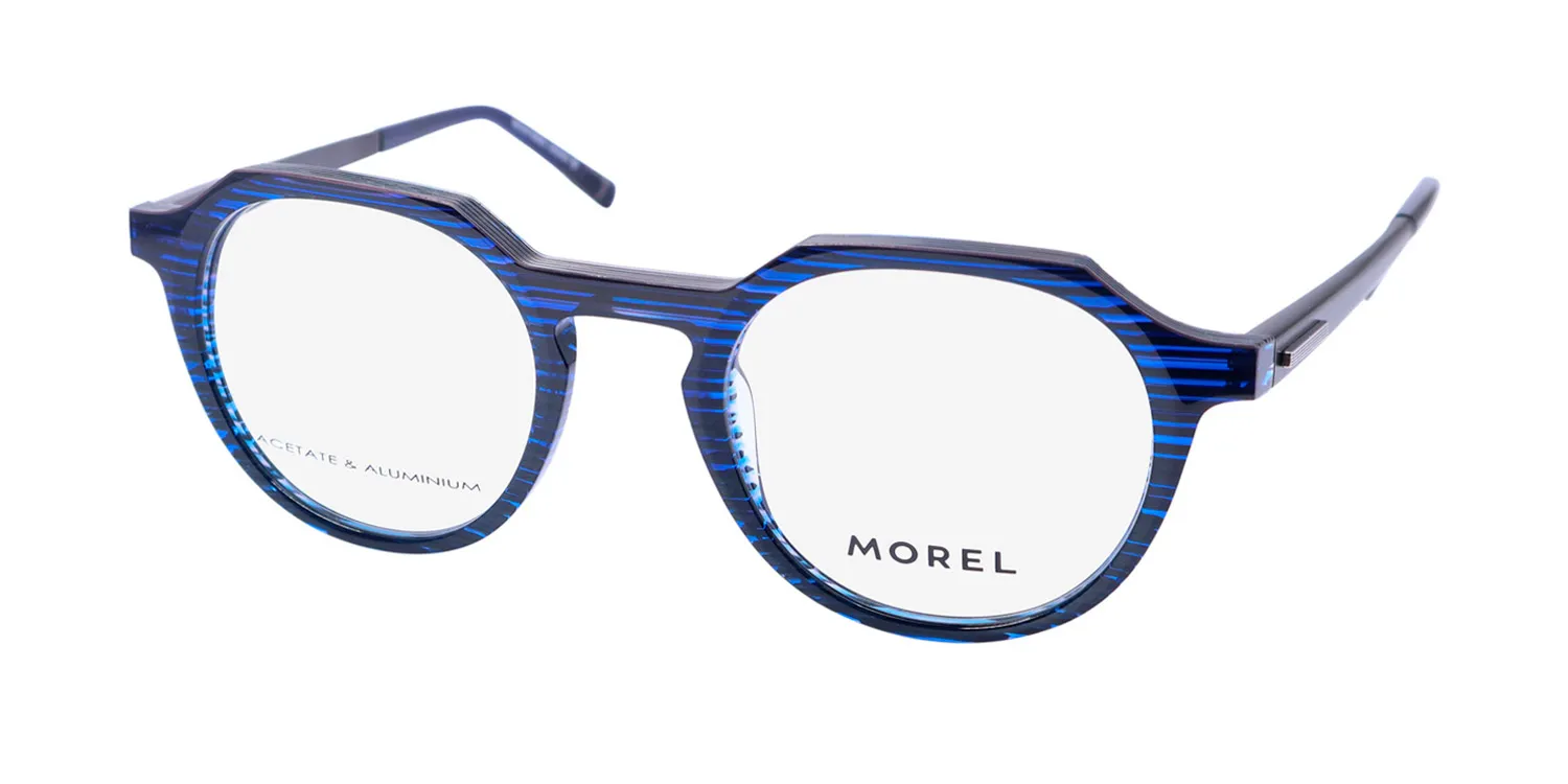 Morel Oga 10207o bg05 Eyeglasses Blue 50mm