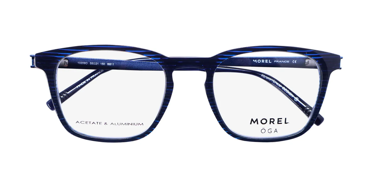 Morel Oga 10209o bb11 Eyeglasses Blue 55mm 2
