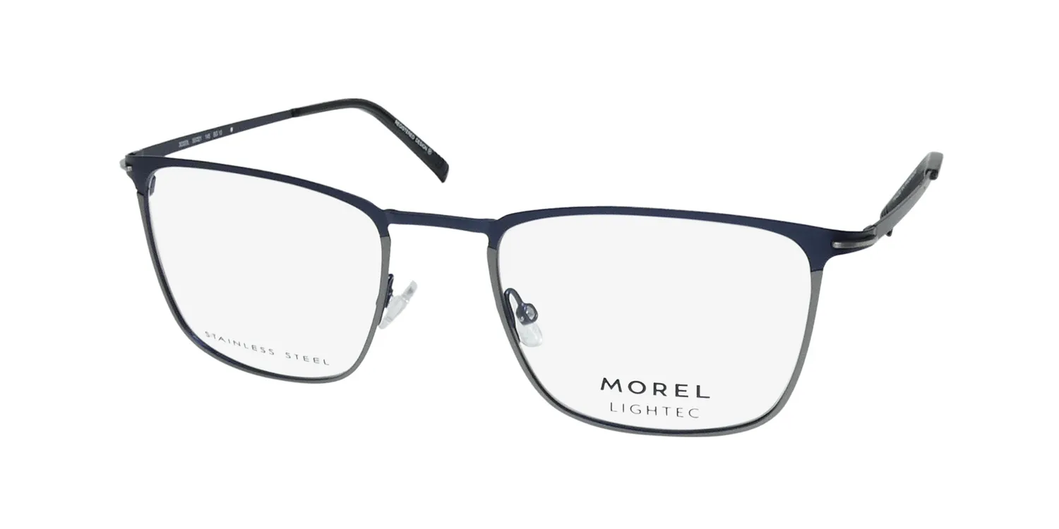 Morel Lightec 30320l bg10 Eyeglasses Blue 55mm