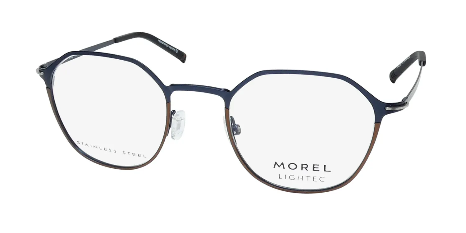 Morel Lightec 30318l bm04 Eyeglasses Blue 49mm