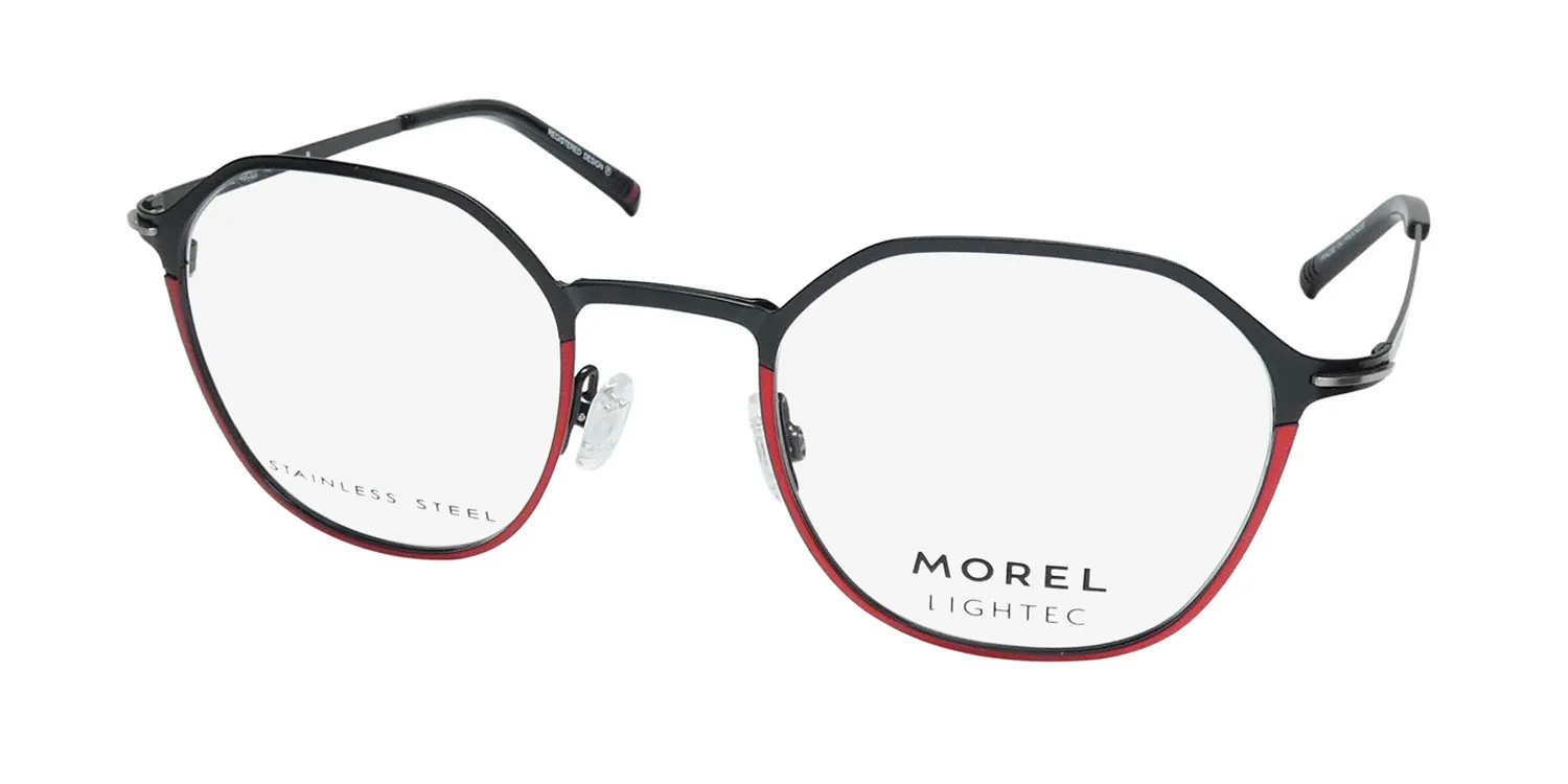 Morel Lightec 30318l gr05 Eyeglasses Grey Dark 49mm