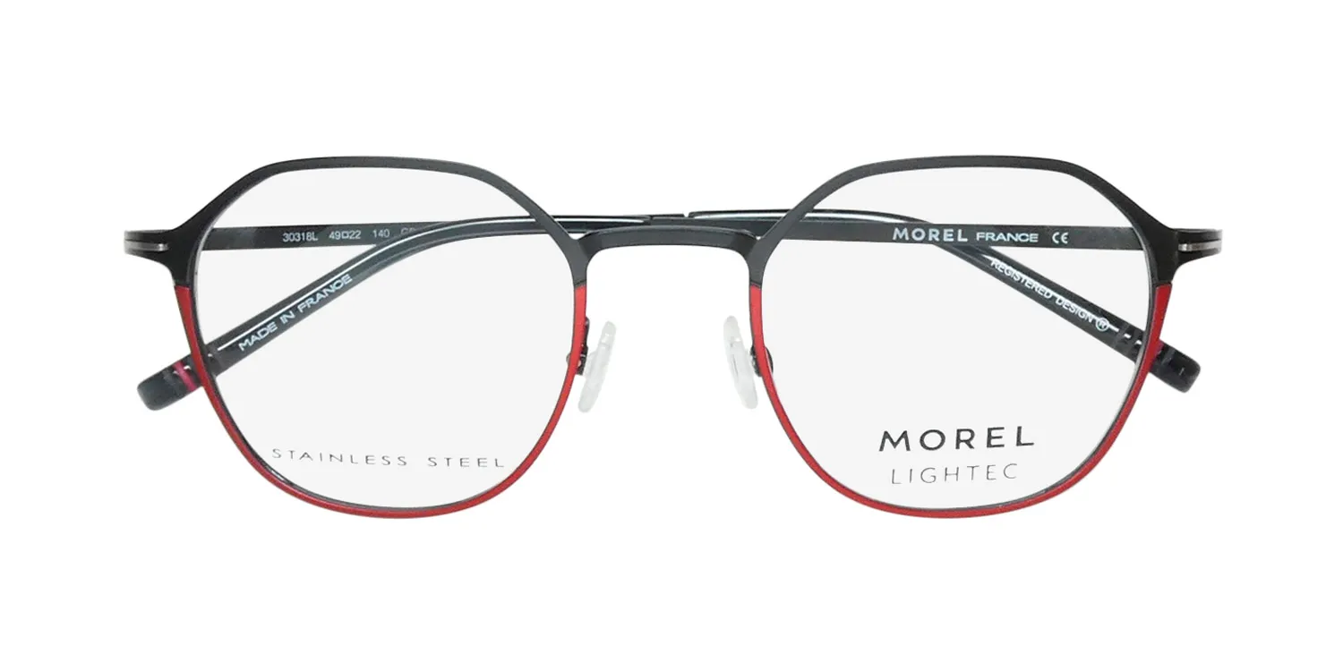 Morel Lightec 30318l gr05 Eyeglasses Grey Dark 49mm 2