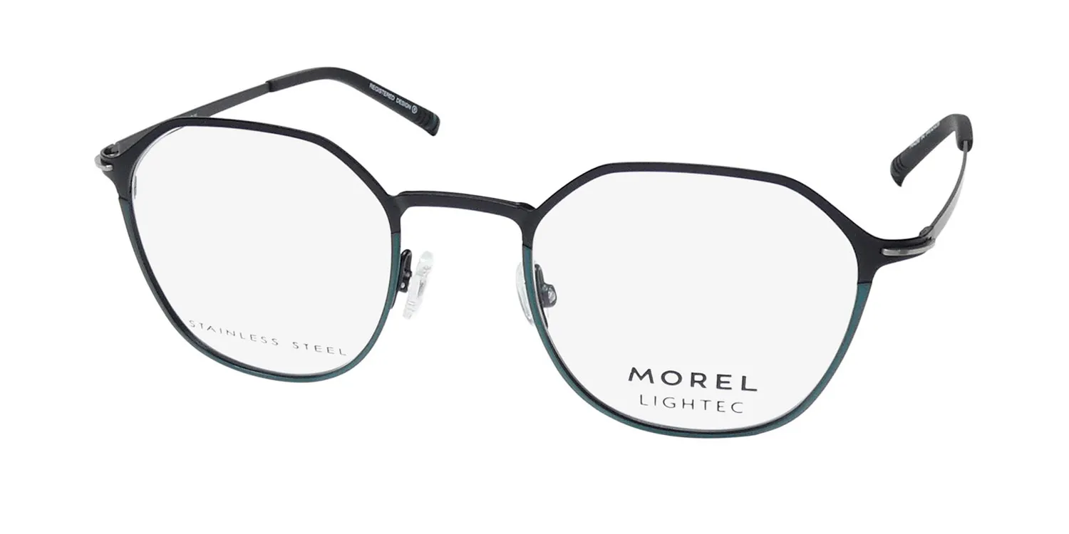 Morel Lightec 30318l nb06 Eyeglasses Matte Black 49mm
