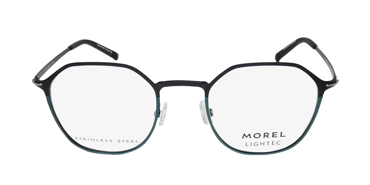Morel Lightec 30318l nb06 Eyeglasses Matte Black 49mm 3