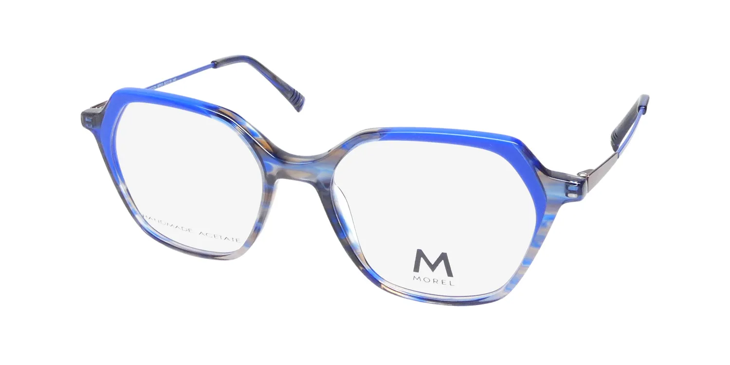 Morel Nomad 40222n bp01 Eyeglasses Blue 52mm