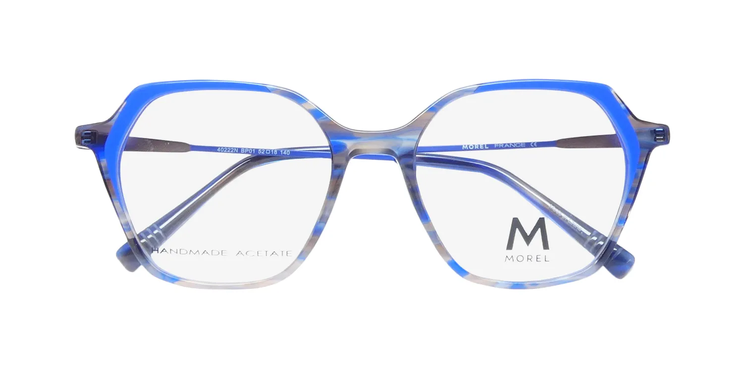 Morel Nomad 40222n bp01 Eyeglasses Blue 52mm 2