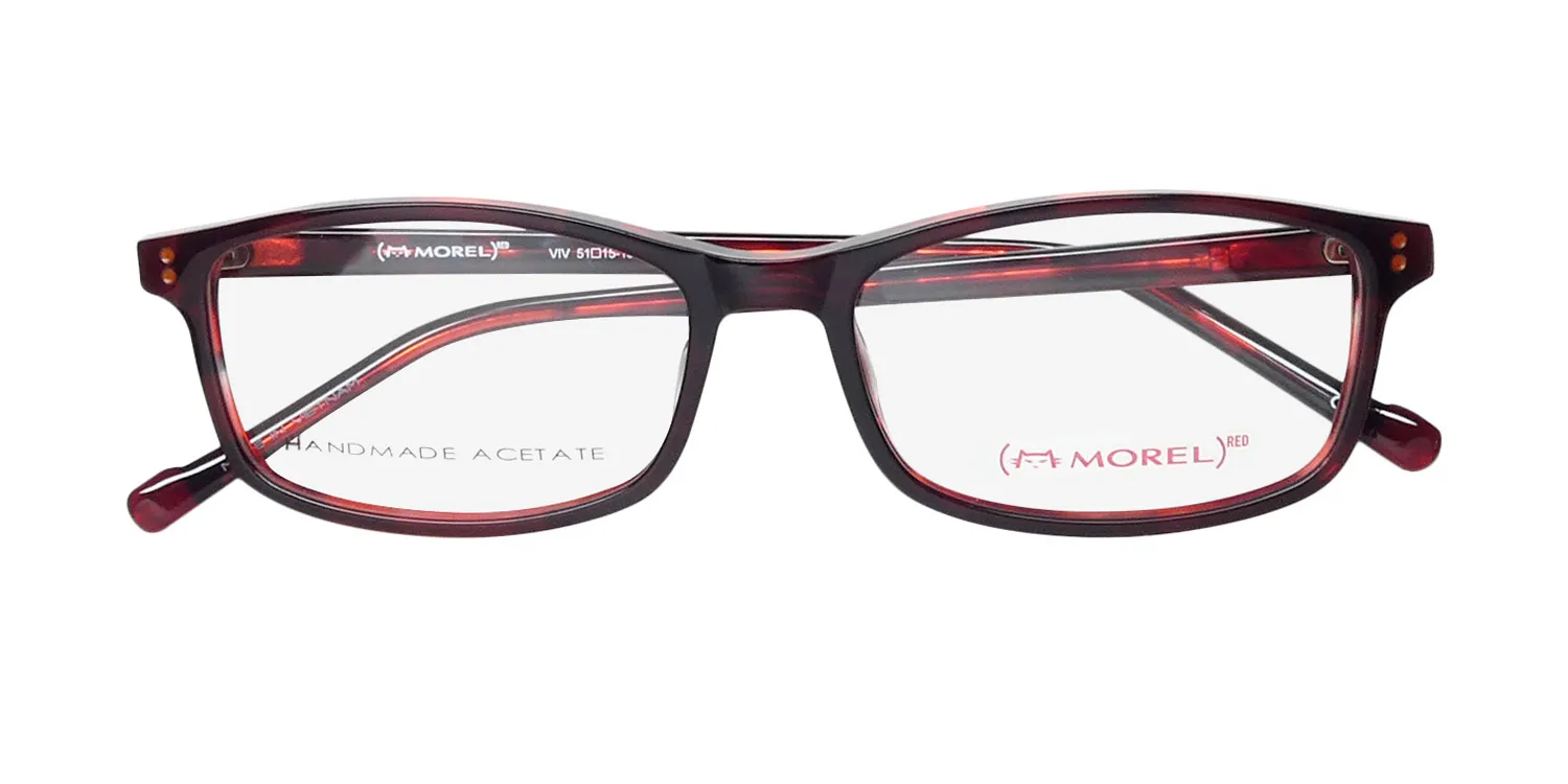 Morel Red Viv 90037c rr04 Eyeglasses Red 51mm 2
