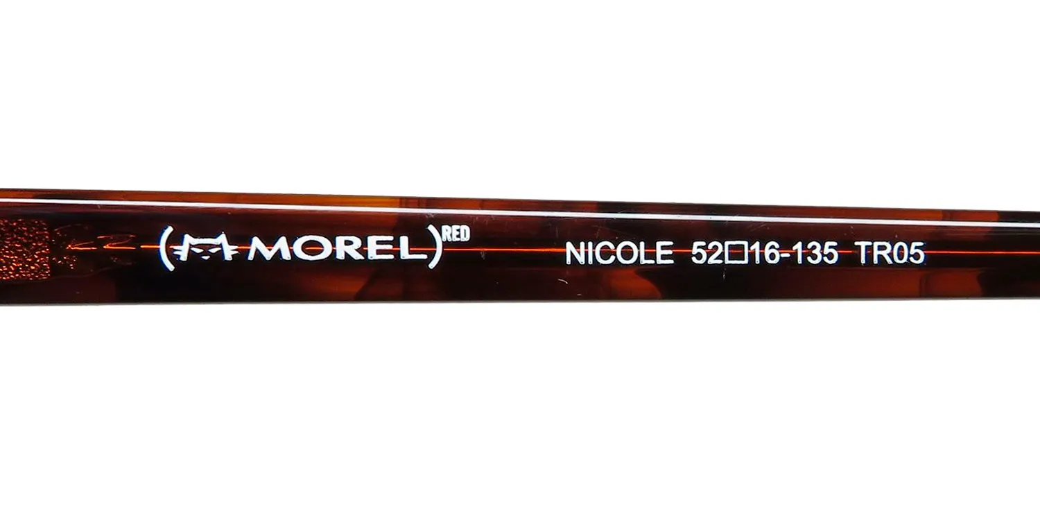 Morel Red Nicole 90038c tr05 Eyeglasses Brown 52mm 7