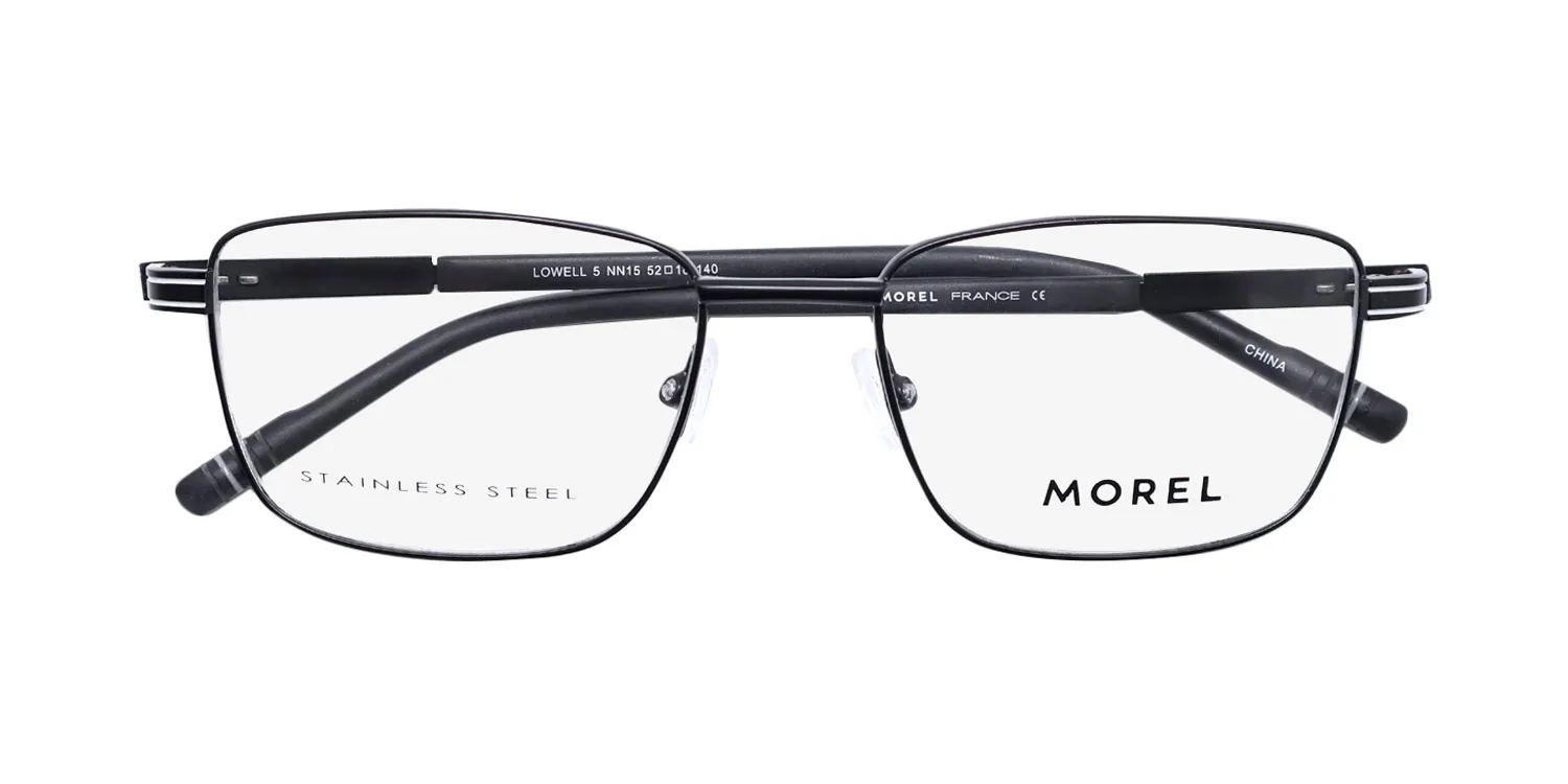 Morel Lowell 5 nn15 Eyeglasses Black 52mm 2