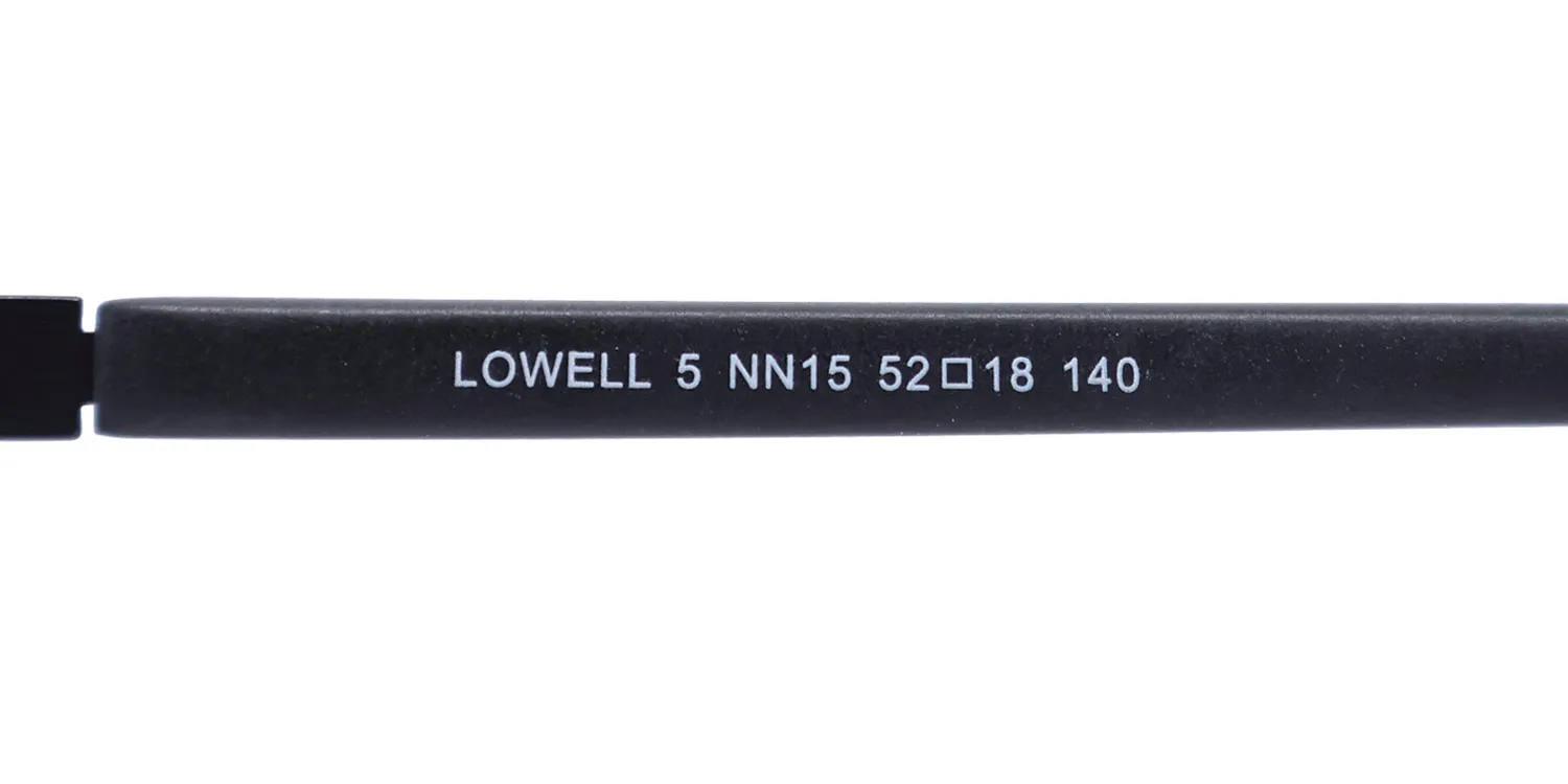 Morel Lowell 5 nn15 Eyeglasses Black 52mm 7