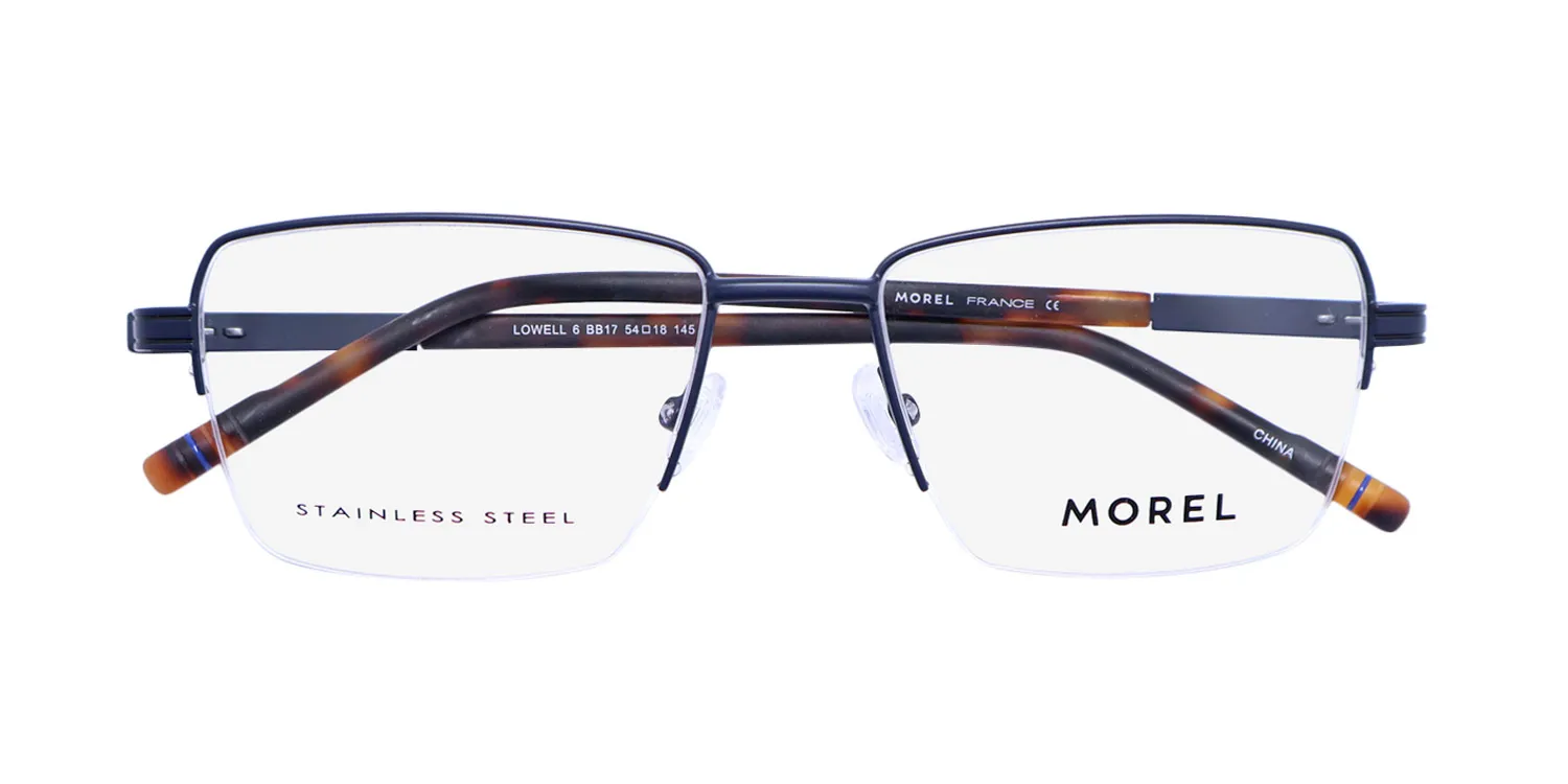 Morel Lowell 6 bb17 Eyeglasses Blue 54mm 2
