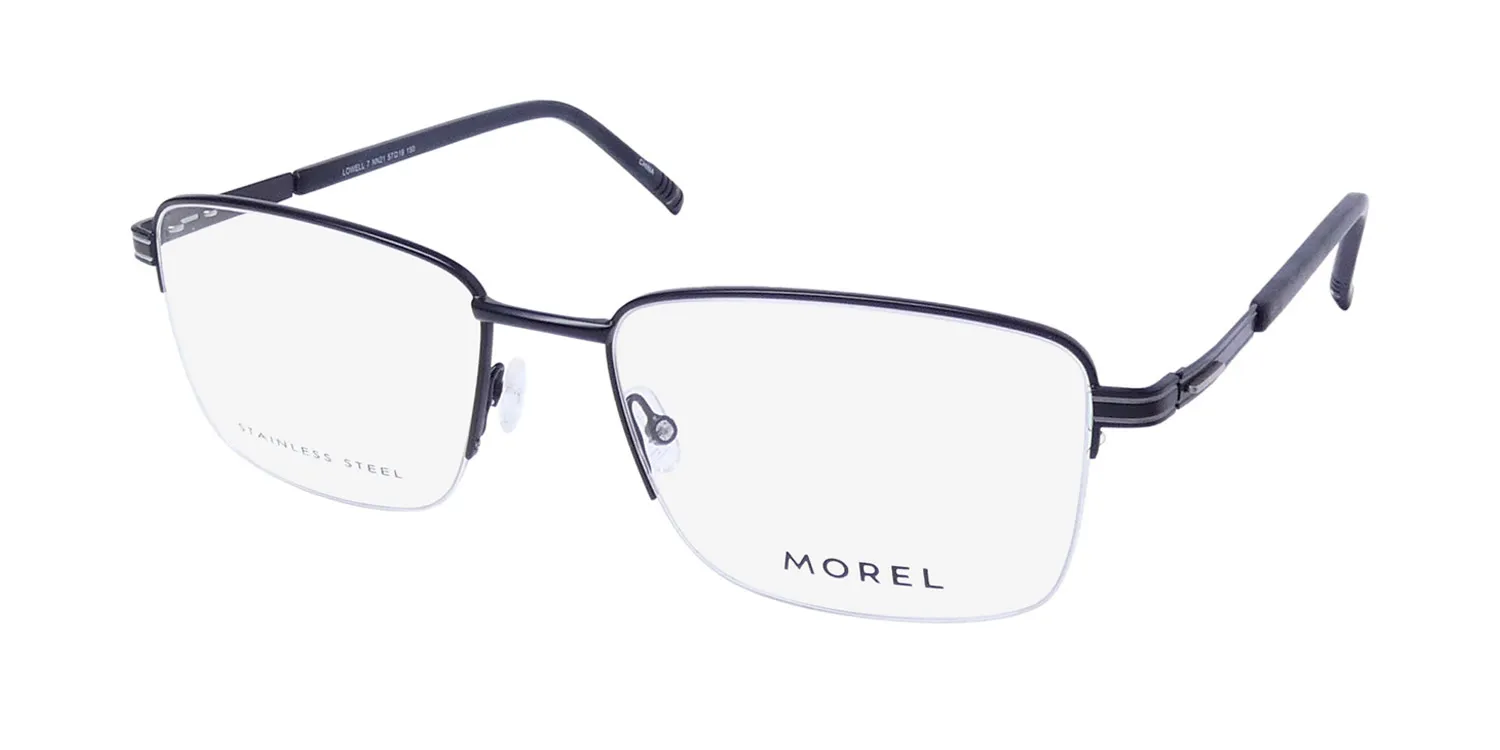 Morel Lowell 7 nn21 Eyeglasses Black 57mm