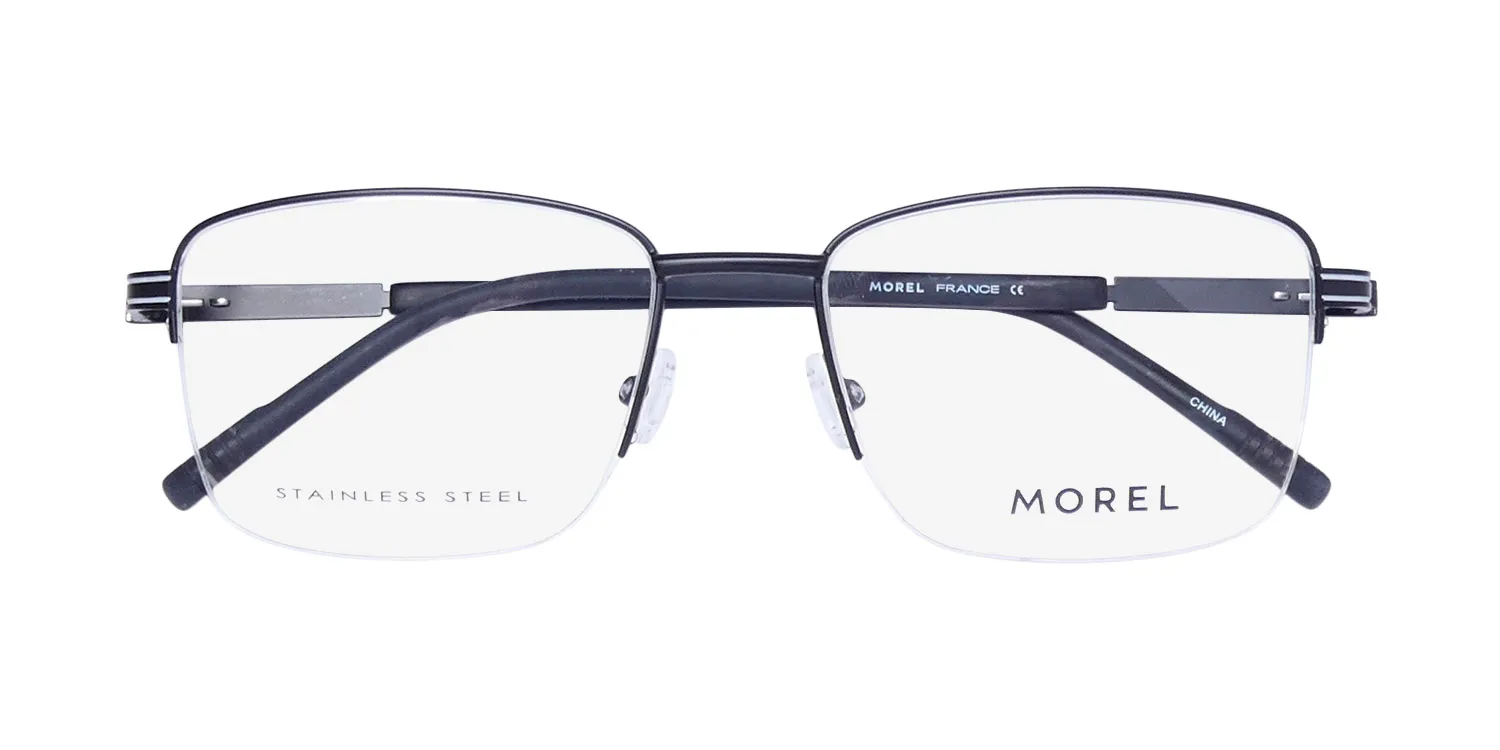 Morel Lowell 7 nn21 Eyeglasses Black 57mm 2