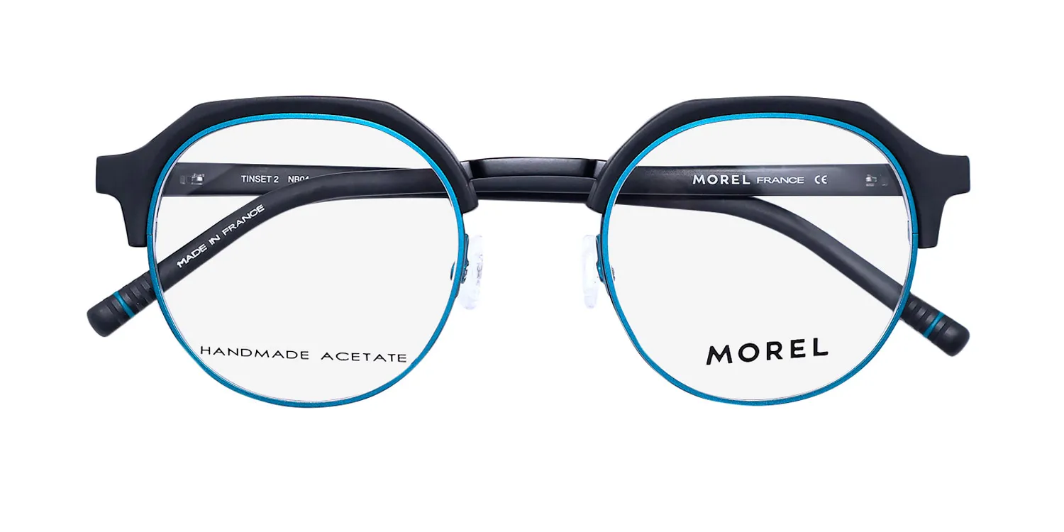 Morel Tinset 2 nb04 Eyeglasses Black 50mm 2
