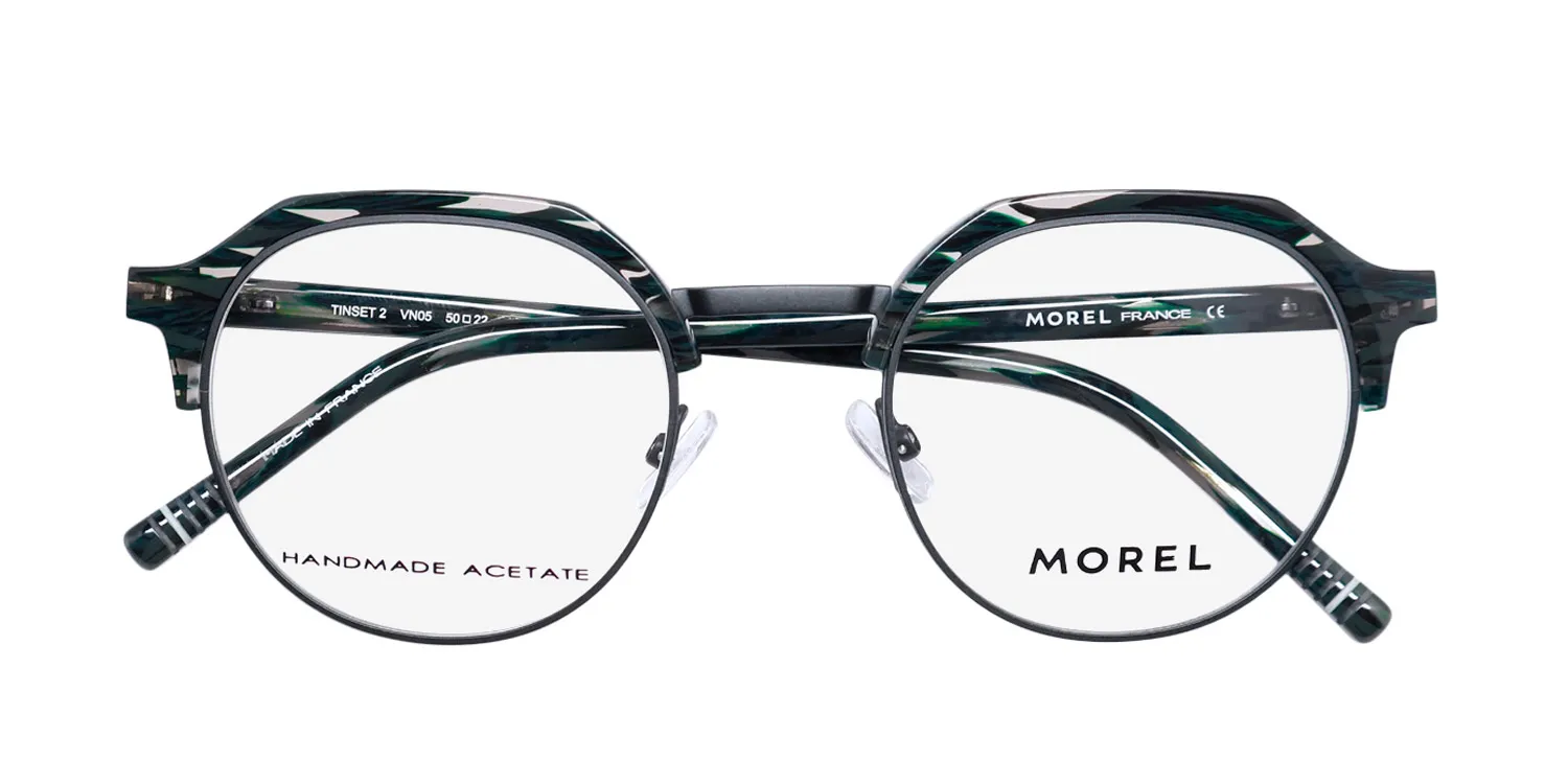 Morel Tinset 2 vn05 Eyeglasses Green 50mm 2